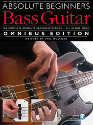 Absolute Beginners Bass Guitar Guitar and Fretted sheet music cover